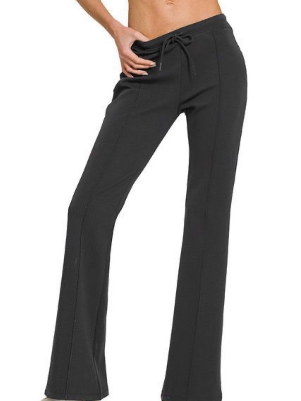 NWOT Zenana  Scuba Point pants size L